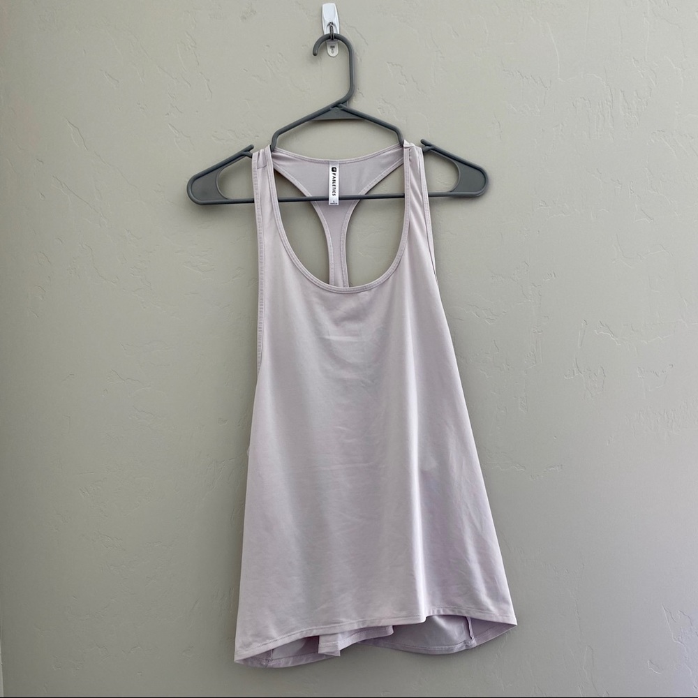 Fabletics light pink/lilac Racerback tank